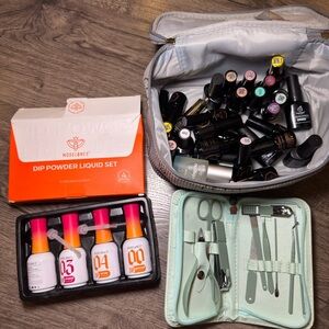 Modelones Dip Powder, Beetles Gel Polishes with Nail Tools